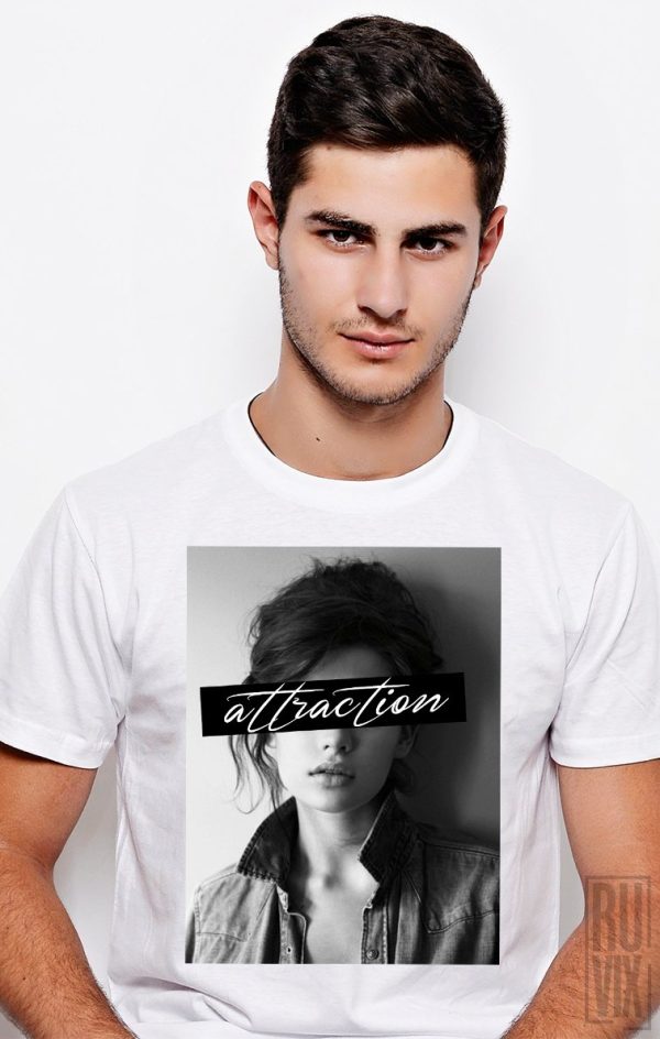 Tricouri cu Mesaje, Tricou Attraction, ruvix.ro