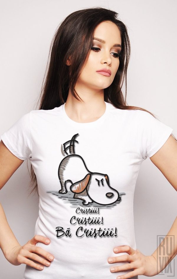 Tricouri cu Mesaje, Tricou Bă Cristi!, ruvix.ro