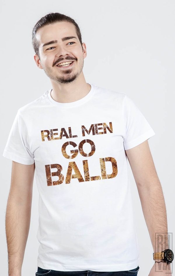 Tricouri cu Mesaje, Tricou Bald Men, ruvix.ro