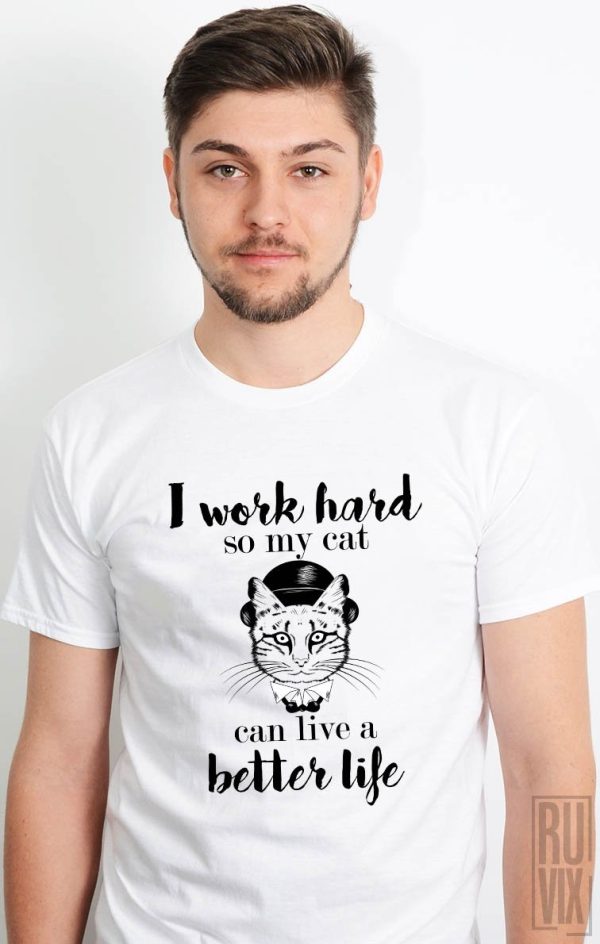 Tricouri, Tricou Better Cat Life, ruvix.ro