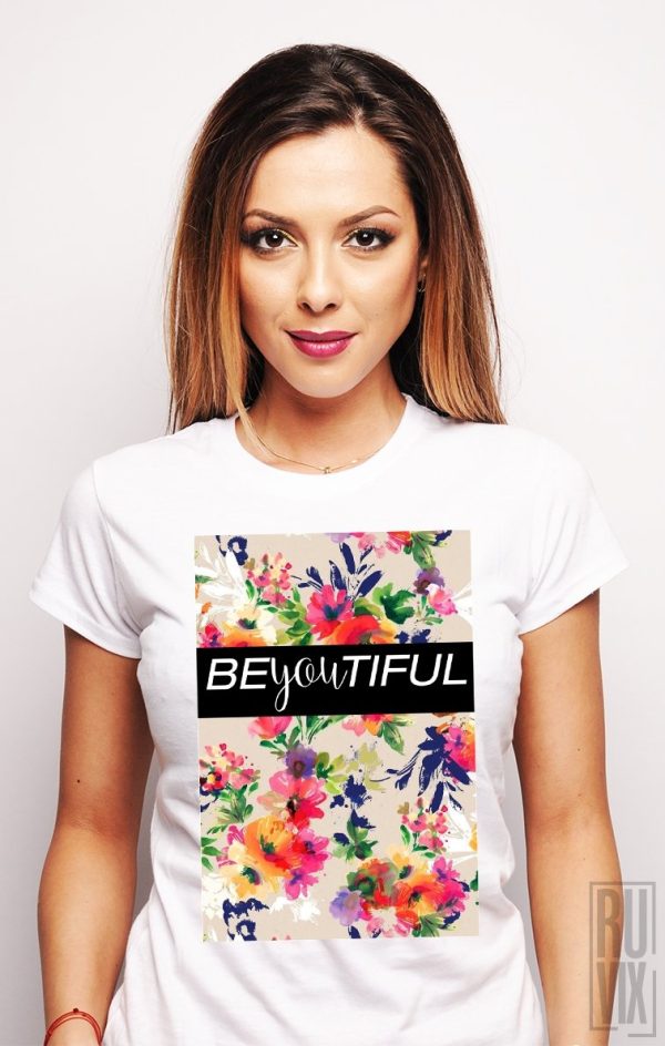 Tricouri cu Mesaje, Tricou BeYOUtiful, ruvix.ro