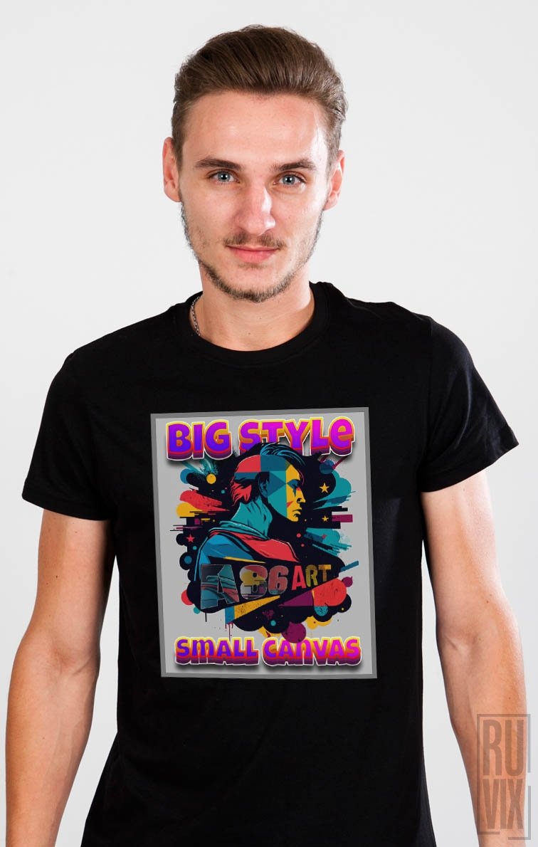 A86 DIGITAL STREETWEAR, Tricou BIG STYLE, ruvix.ro