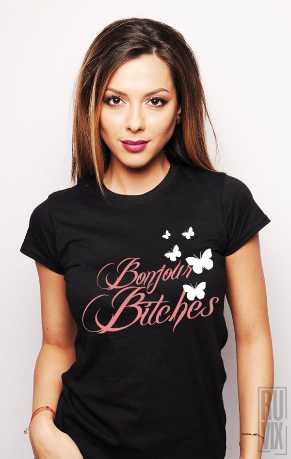 Tricouri Femei, Tricou Bonjour, ruvix.ro