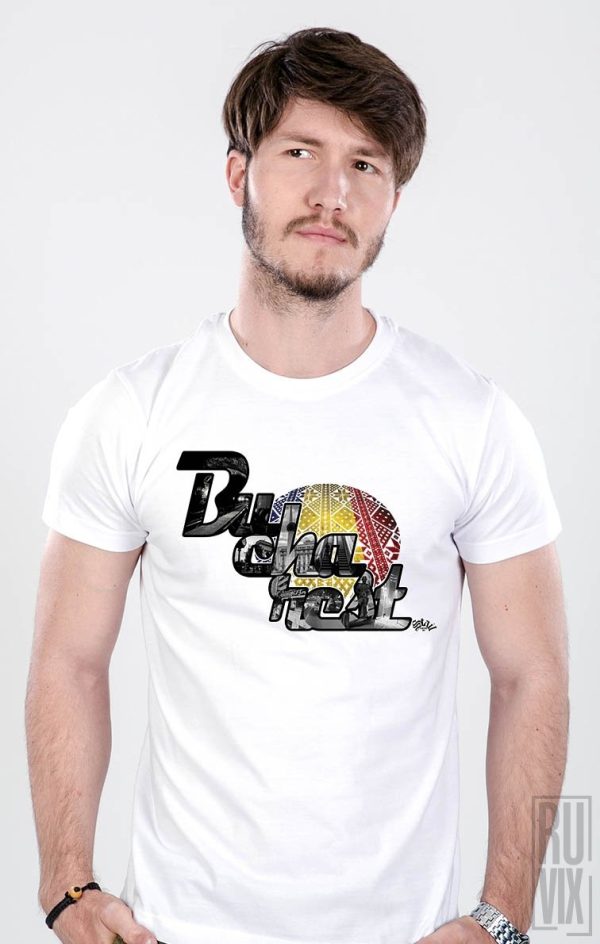 Tricouri cu Mesaje, Tricou Bucharest Stail, ruvix.ro