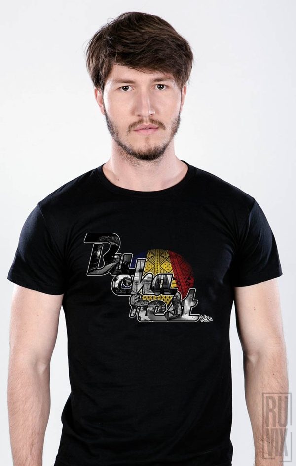 Tricouri cu Mesaje, Tricou Bucharest Stail, ruvix.ro