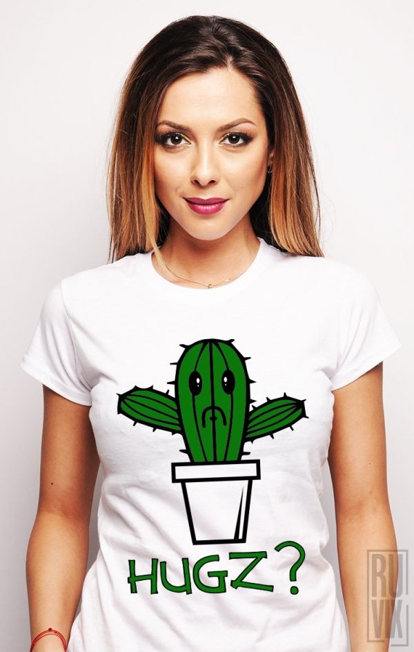 Tricouri Femei, Tricou Cactus Hugz, ruvix.ro