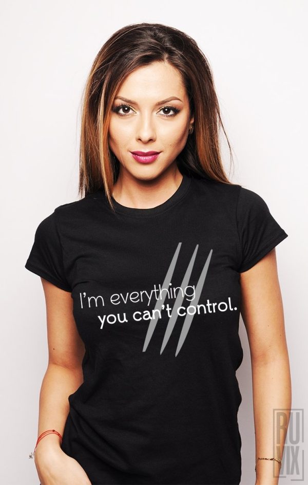 Tricouri Femei, Tricou Can't Control, ruvix.ro