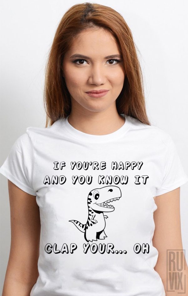 Tricouri cu Mesaje, Tricou Clap Clap, ruvix.ro