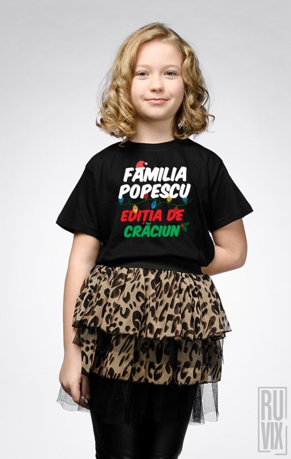 Tricou Copii personalizat Ediție de Crăciun