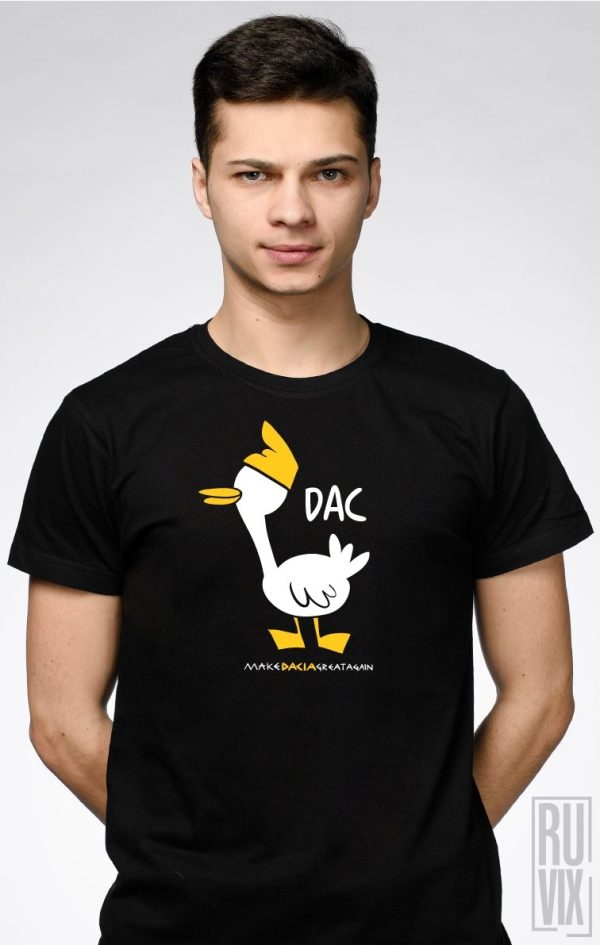 Tricou Dac Mac Mac Negru, 1, ruvix.ro