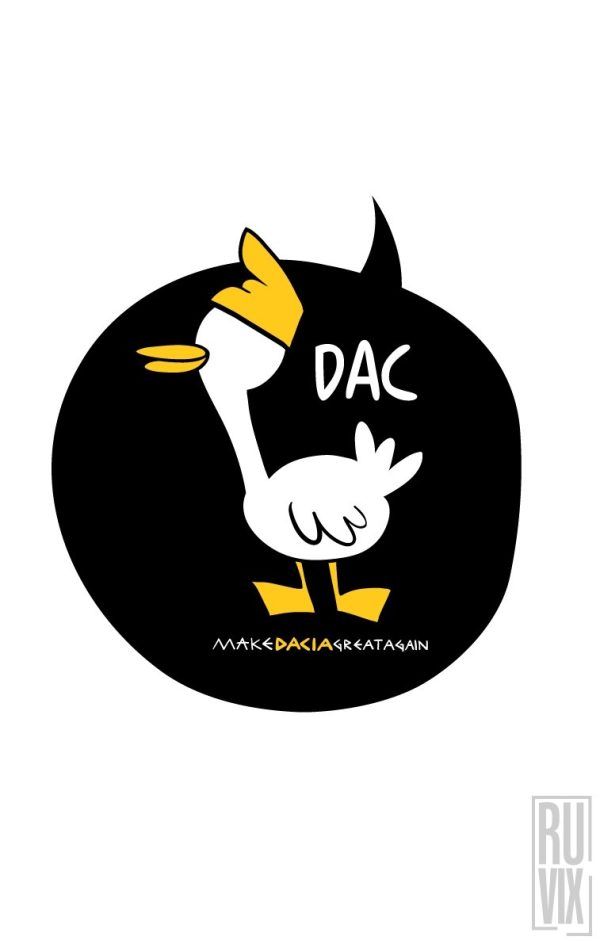 Make Dacia Great Again Shop, Tricou Dac Mac Mac, ruvix.ro
