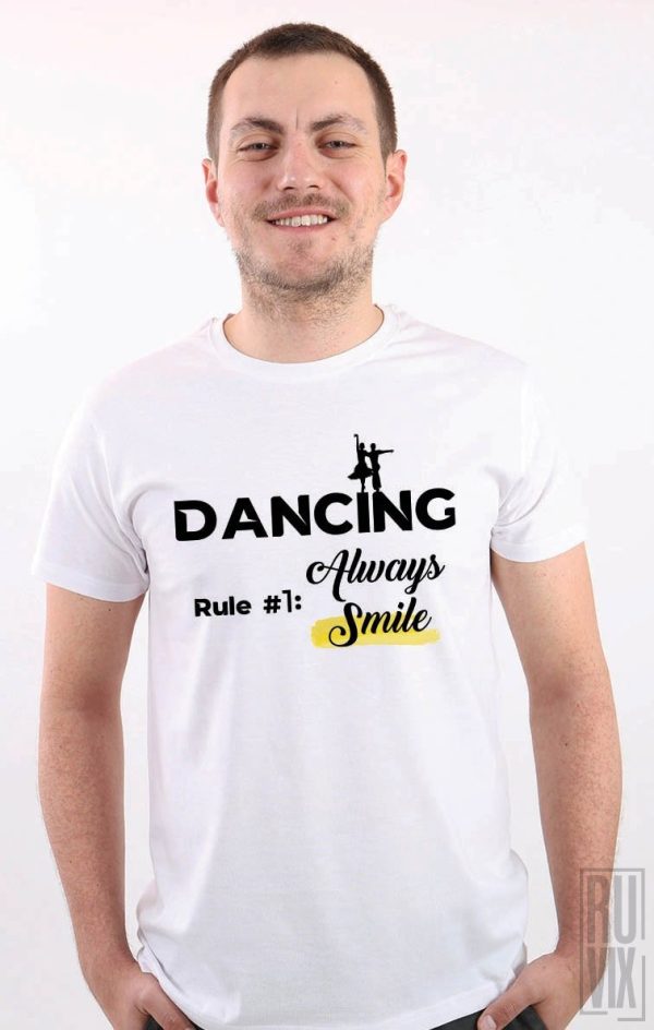 Tricouri cu Mesaje, Tricou Dancing Rule, ruvix.ro