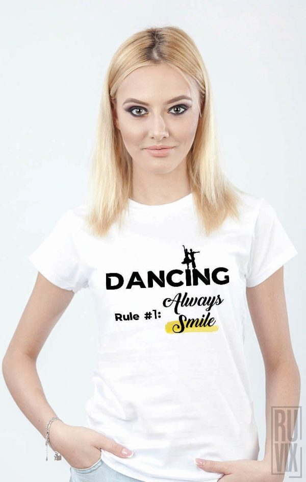 Tricouri cu Mesaje, Tricou Dancing Rule, ruvix.ro