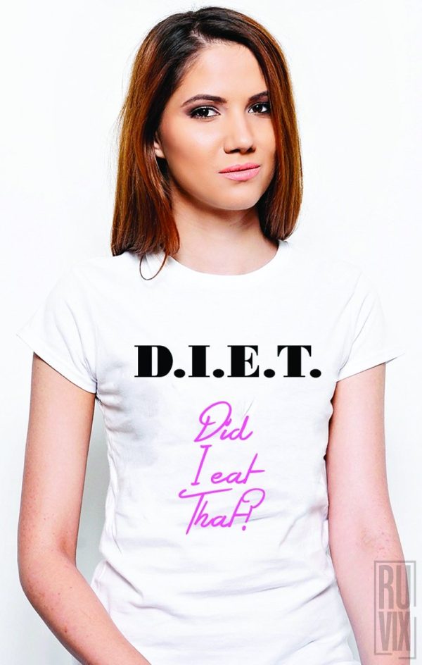 Tricouri cu Mesaje, Tricou Diet, ruvix.ro