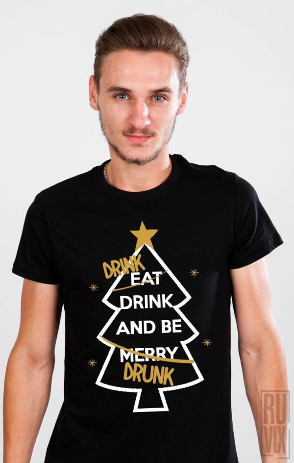 De Purtat la Grătar, Tricou Drink Drink and be Drunk, ruvix.ro
