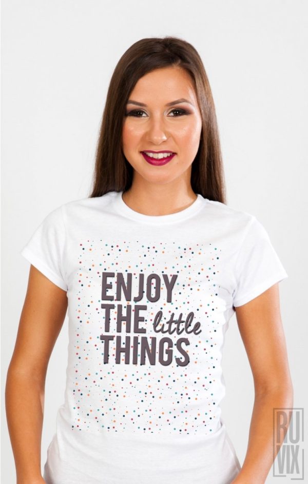Tricou Enjoy Little Things, 1, ruvix.ro