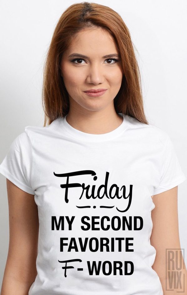 Tricou Favorite F Word, 1, ruvix.ro