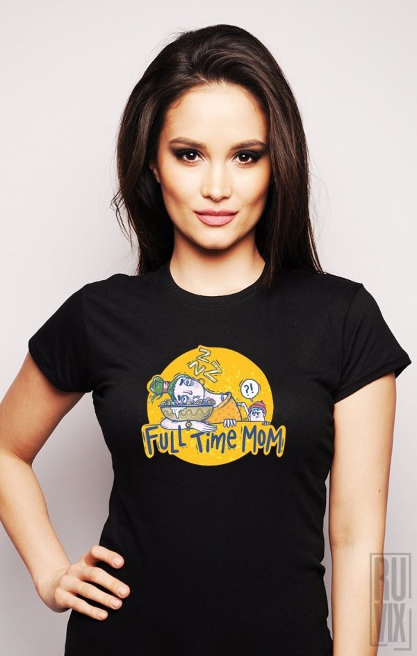 Tricou FULL TIME MOM, 3, ruvix.ro