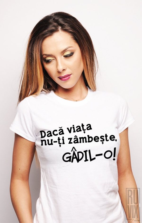 Tricouri cu Mesaje, Tricou Gâdil-o, ruvix.ro