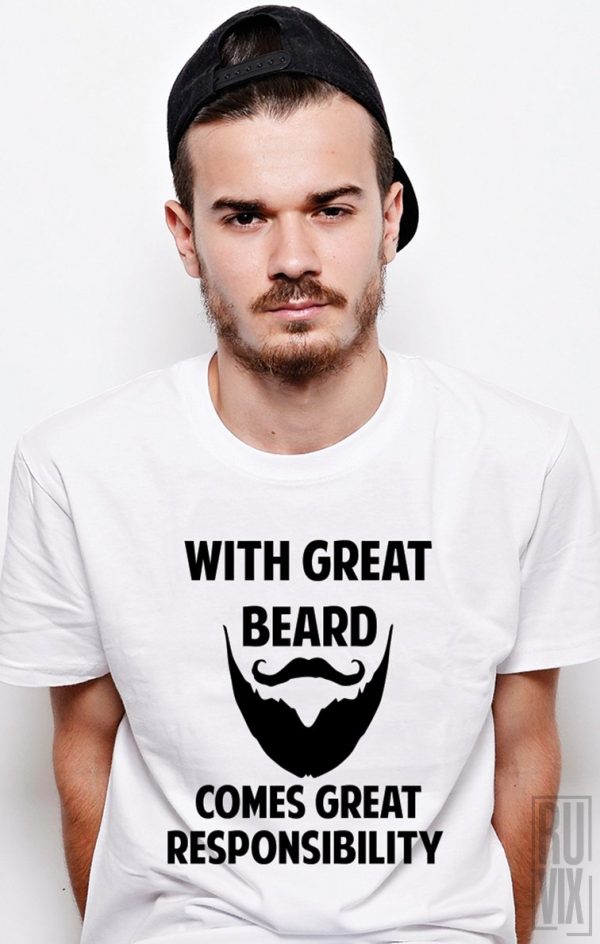 Tricouri cu Mesaje, Tricou Great Beard, ruvix.ro