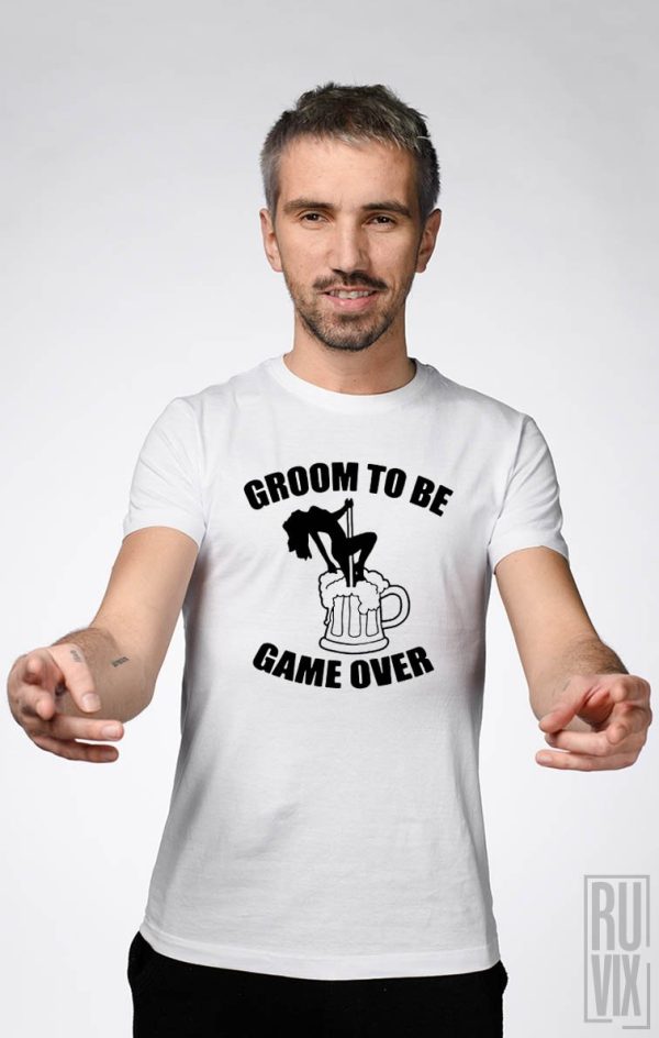 Tricouri cu Mesaje, Tricou Groom To Be, ruvix.ro
