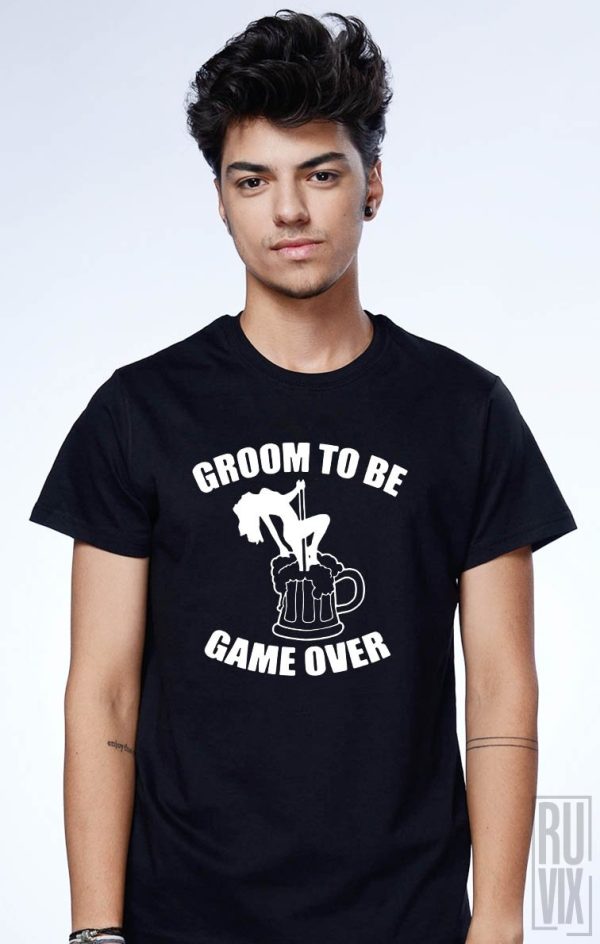 Tricouri cu Mesaje, Tricou Groom To Be, ruvix.ro