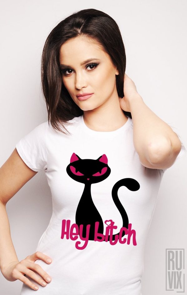 Tricou Hey CAT, 1, ruvix.ro