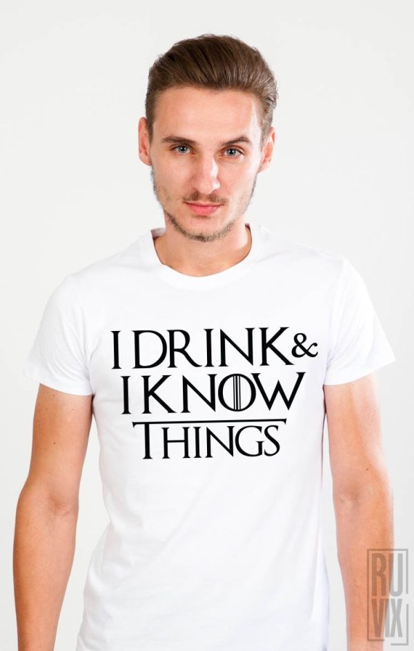 Tricouri cu Mesaje, Tricou I Know Things, ruvix.ro