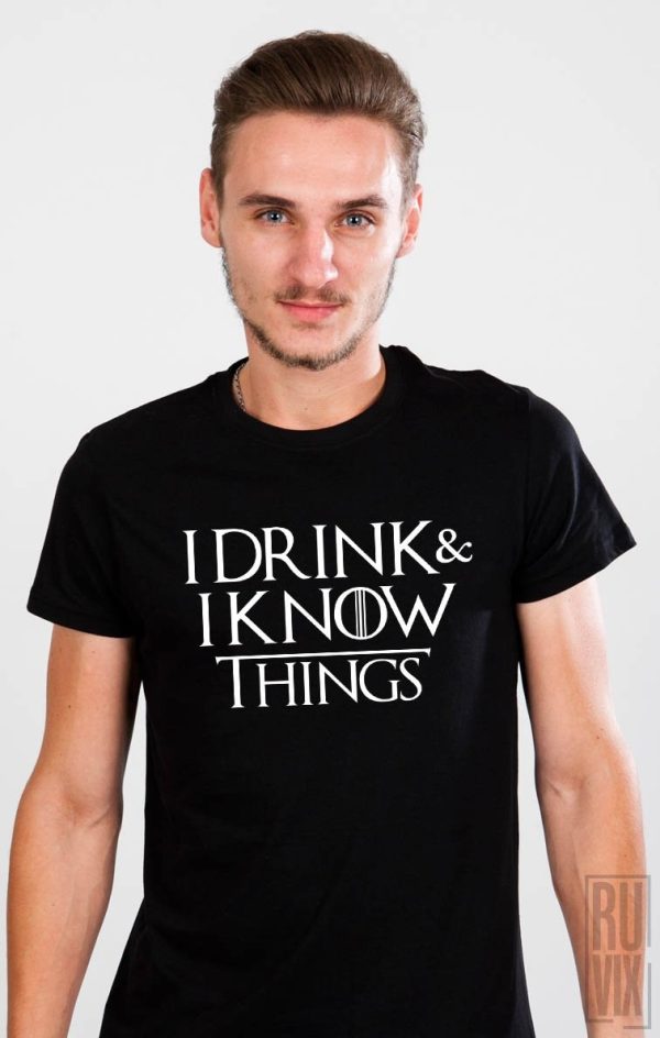 Tricouri cu Mesaje, Tricou I Know Things, ruvix.ro