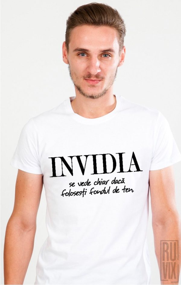 Tricouri cu Mesaje, Tricou Invidia, ruvix.ro