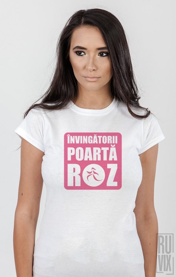 Tricou Învingătorii poartă ROZ, 1, ruvix.ro