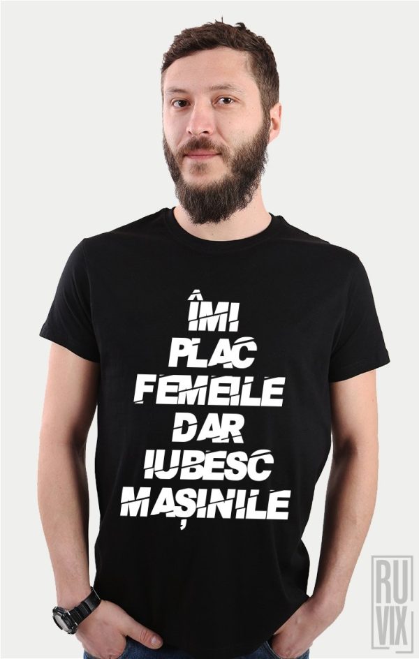 Tricou Iubesc Mașinile, 1, ruvix.ro