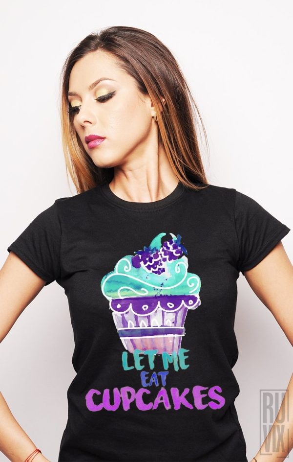 Tricouri cu Mesaje, Tricou Let Me Eat, ruvix.ro