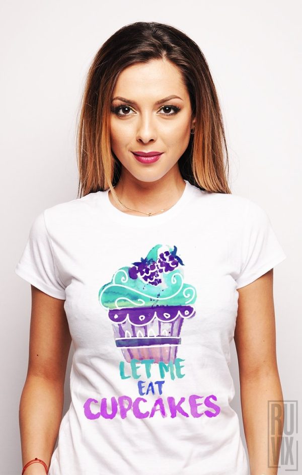 Tricouri cu Mesaje, Tricou Let Me Eat, ruvix.ro