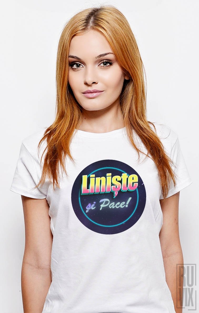 A86 DIGITAL STREETWEAR, Tricou Liniste si Pace, ruvix.ro