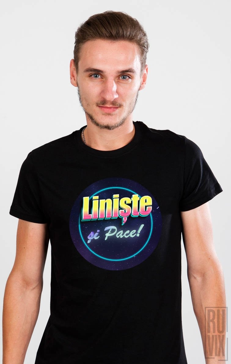 A86 DIGITAL STREETWEAR, Tricou Liniste si Pace, ruvix.ro