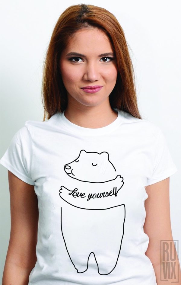 Tricouri cu Mesaje, Tricou Love Yourself, ruvix.ro