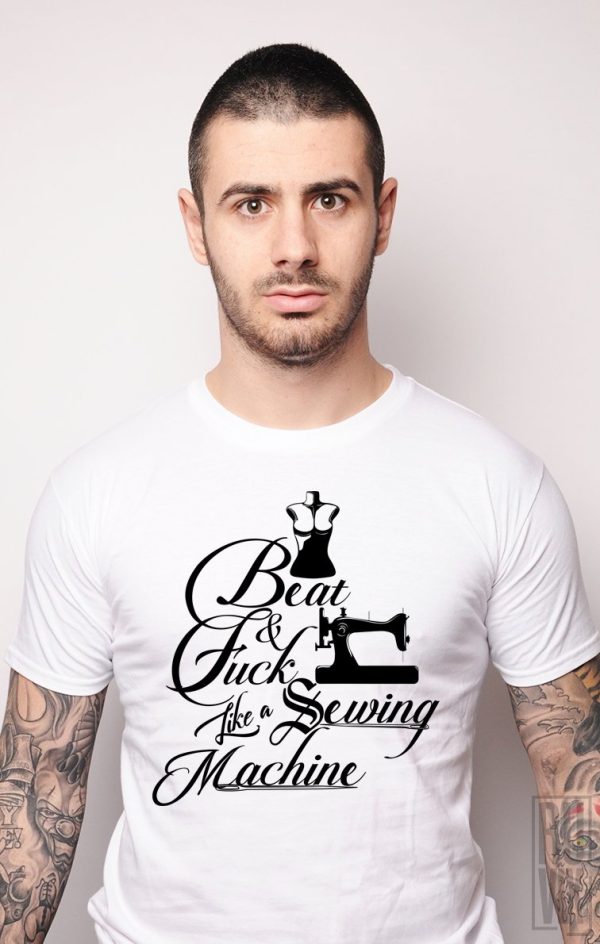 Tricouri cu Mesaje, Tricou Mașina de Cusut, ruvix.ro