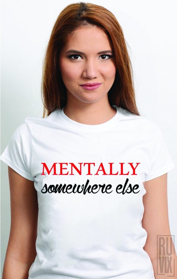Tricouri cu Mesaje, Tricou Mentally, ruvix.ro