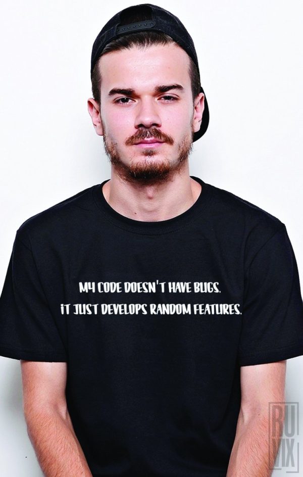 Tricouri cu Mesaje, Tricou My CODE, ruvix.ro