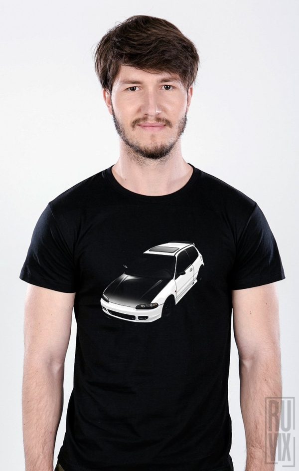 Coasta de Est Shop, Tricou NEGRU Civic EG, ruvix.ro