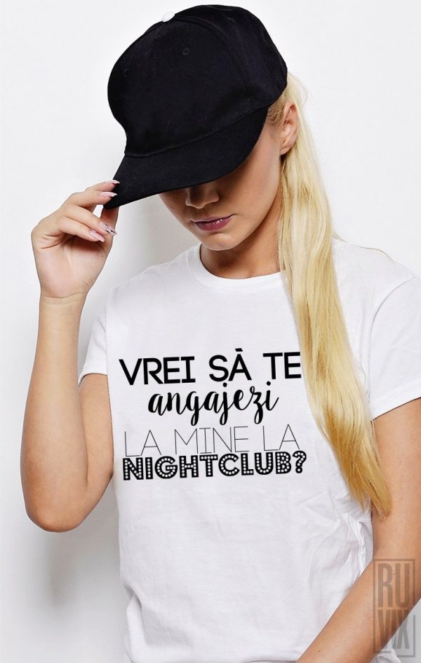 Tricouri cu Mesaje, Tricou Nightclub, ruvix.ro