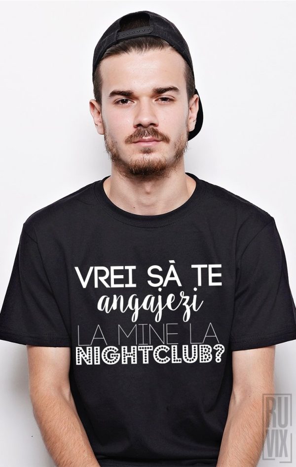 Tricouri cu Mesaje, Tricou Nightclub, ruvix.ro