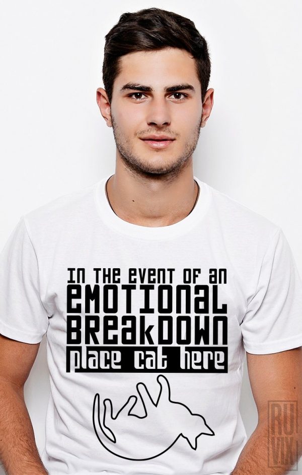 Tricouri cu Mesaje, Tricou Place Cat Here, ruvix.ro