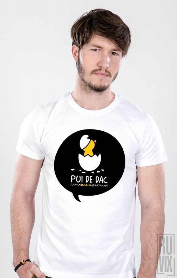 Make Dacia Great Again Shop, Tricou Pui de Dac, ruvix.ro
