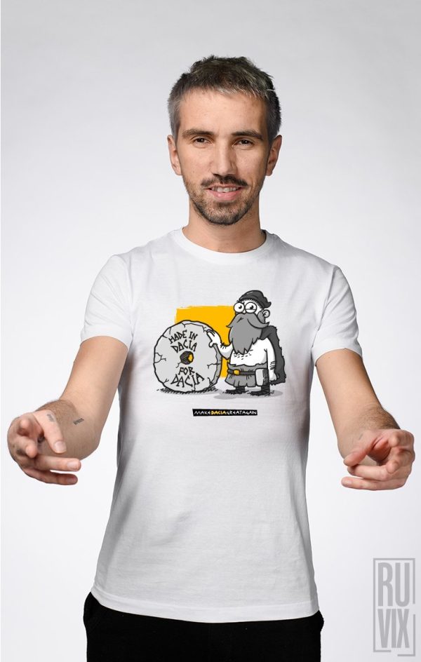 Make Dacia Great Again Shop, Tricou Roata Dacică, ruvix.ro