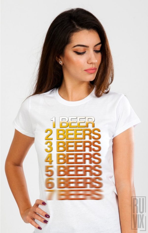 Tricouri cu Mesaje, Tricou Seven Beers, ruvix.ro