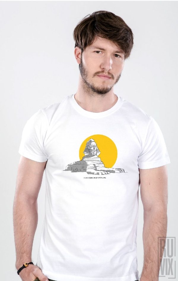 Make Dacia Great Again Shop, Tricou Sfinxul Dacic, ruvix.ro
