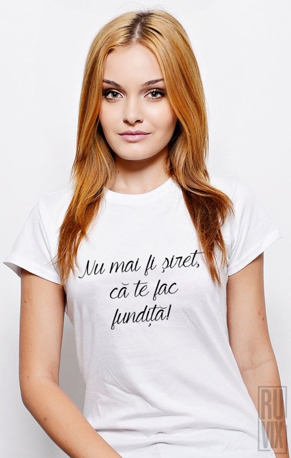Tricouri cu Mesaje, Tricou Șiret, ruvix.ro