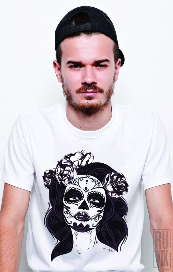 Tricouri cu Mesaje, Tricou Skull 9, ruvix.ro